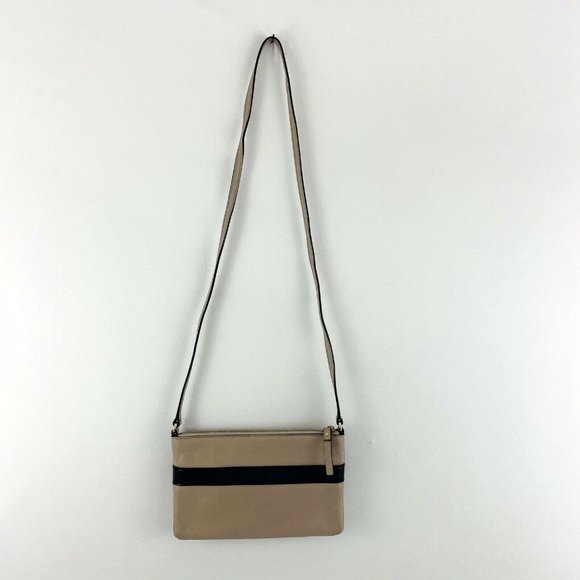 Kate Spade Janelle Small Crossbody Bag Nude Black - Picture 9 of 10